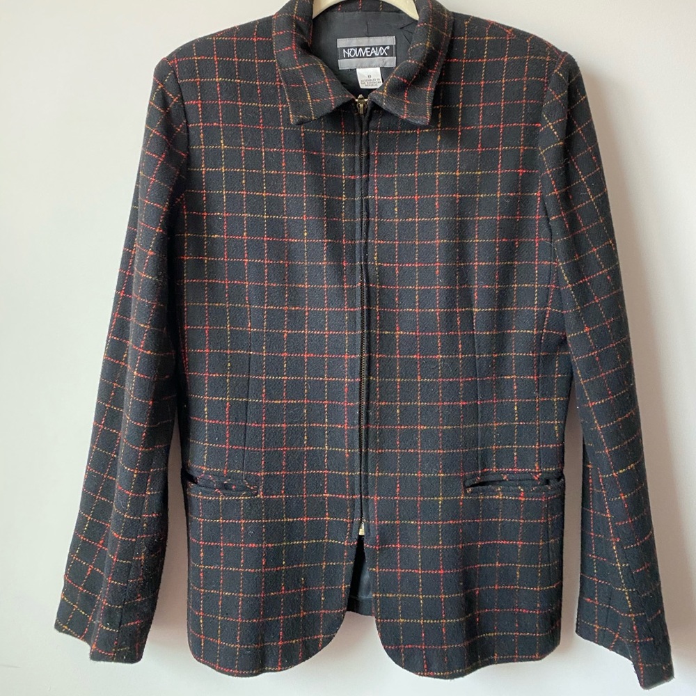 Vintage plaid jacket